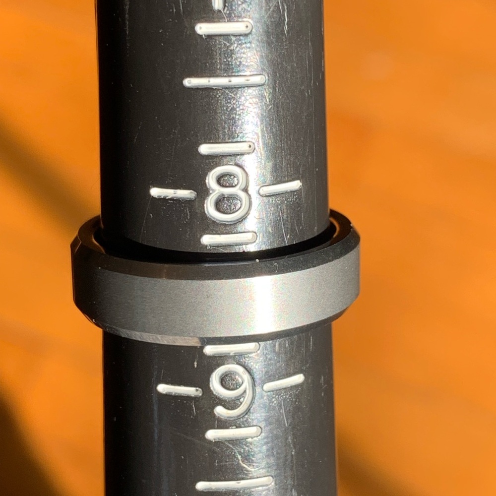 Wedding Band Tungsten Carbide Size 8 1/2 Laser Engraved Psalm 34:3 Men’s Women’s